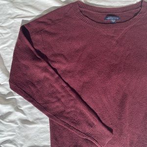 maroon american eagle sweater